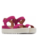 Sorel Skórzane sandały "Cameron" w kolorze różowym