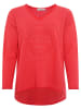 Zwillingsherz Bluza "Positive Mind" w kolorze czerwonym