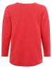 Zwillingsherz Sweatshirt "Positive Mind" rood