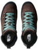 The North Face Skórzane buty trekkingowe "Back to Berkeley IV" w kolorze brązowo-błękitnym