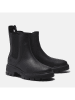 Timberland Leder Chelsea-Boots "Cortina Valley Mid" in Schwarz