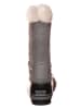 Sorel Leder-Winterstiefel "Joan Of Arctic" in Grau