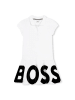 Hugo Boss Kids Kleid in Weiß