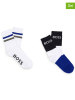 Hugo Boss Kids 2-delige set: sokken wit/donkerblauw/zwart