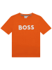 Hugo Boss Kids Koszulka w kolorze pomarańczowym