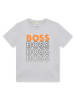 Hugo Boss Kids Koszulka w kolorze szarym