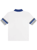 Hugo Boss Kids Poloshirt in Weiß/ Blau