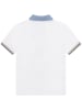 Hugo Boss Kids Koszulka polo w kolorze błękito-białym