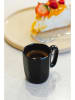 Vialli Design 2-delige set: espressokoppen "Fuori" zwart - 80 ml