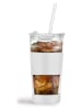 Vialli Design Isoleerglas met rietje wit - 600 ml