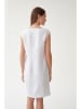 TATUUM Lniana sukienka w kolorze białym
