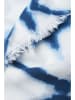 TATUUM Schal in Weiß/ Blau - (L)180 x (B)100 cm