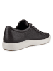 Ecco Skórzane sneakersy w kolorze ciemnobrązowym