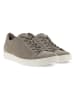 Ecco Leder-Sneakers in Taupe