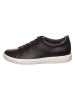 Ecco Leder-Sneakers in Schwarz