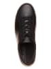 Ecco Leder-Sneakers in Schwarz