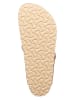 Birkenstock Skórzane japonki "Gizeh Big Buckle" w kolorze jasnobrązowym
