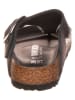 Birkenstock Skórzane japonki "Gizeh Big Buckle" w kolorze czarnym