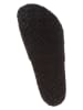 Birkenstock Leren slippers "Madrid Big Buckle" zwart