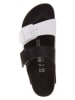 Birkenstock Pantoletten "Arizona Split" in Schwarz/ Weiß