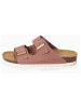 Sunbay Leren slippers "Trefle" lichtroze