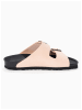 Sunbay Leder-Pantoletten "Trefle" in Beige