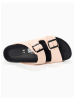 Sunbay Leder-Pantoletten "Trefle" in Beige