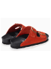 Sunbay Leren slippers "Trefle" rood