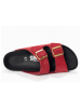 Sunbay Leren slippers rood