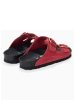 Sunbay Leren slippers rood