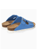 Sunbay Leren slippers "Trefle" lichtblauw