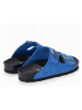 Sunbay Leder-Pantoletten "Trefle" in Blau
