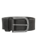 HIDE & STITCHES Leren riem zwart