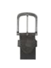 HIDE & STITCHES Leder-Gürtel in Schwarz