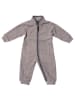 Isbjörn Fleece-Overall "Lynx" in Grau