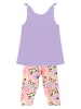 Denokids 2-delige outfit "Wonderful Cat" paars/meerkleurig