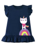 Denokids 2-delige outfit: "Unicorn Cat" donkerblauw/roze