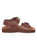 El Naturalista Skórzane sandały w kolorze brązowym