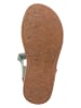 El Naturalista Skórzane sandały w kolorze turkusowym