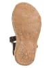 El Naturalista Leren sandalen "Atenas" donkerblauw/mintgroen