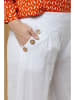 Curvy Lady Spodnie w kolorze białym