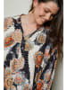 Curvy Lady Blouse crème/zwart