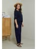 Curvy Lady 2-delige outfit donkerblauw