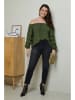 Curvy Lady Blouse kaki