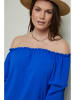 Curvy Lady Blouse blauw