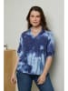 Curvy Lady Bluse in Blau