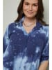 Curvy Lady Bluse in Blau