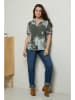 Curvy Lady Bluse in Khaki
