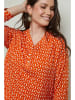 Curvy Lady Bluse in Orange