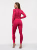 Anaissa 2-delige outfit: trainingslongsleeve en -legging "Acro" roze